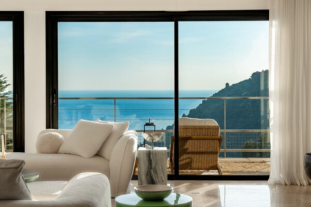 Hervorragende Villa Eze mit Meerblick in sicherer Zone - 2