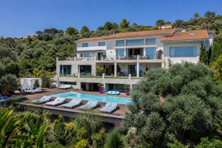 Außergewöhnliche Villa Eze mit Meeresblick, nahe Monaco mit Baugrundstück - 1