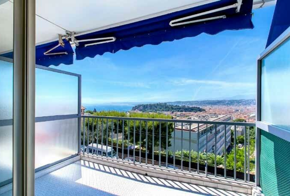 Nice Mont Boron – 3-Room Apartment with Panoramic Sea Views