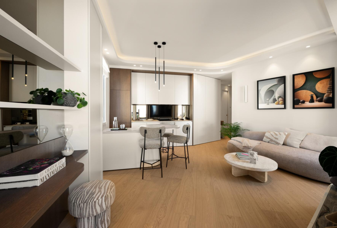 Elegante appartamento con una camera da letto ristrutturato e terrazza | La Radieuse