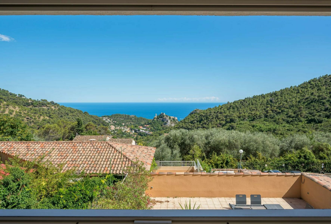 Außergewöhnliche Wohnung in Èze – Panoramablick auf das Meer und das Dorf