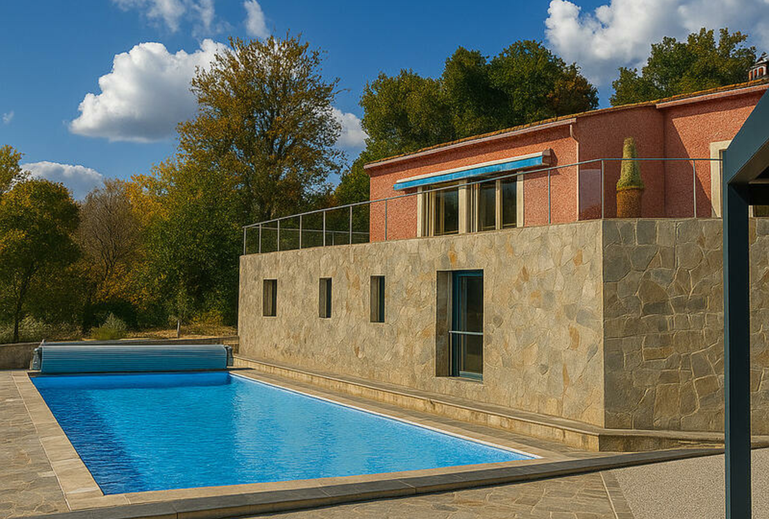 Châteauvert – Villa dell'architetto con spiagge private