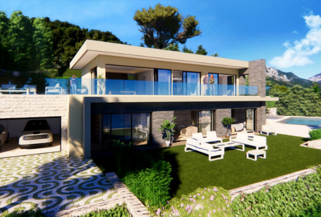 ROQUEBRUNE CAP MARTIN - MAGNIFICA VILLA CONTEMPORANEA