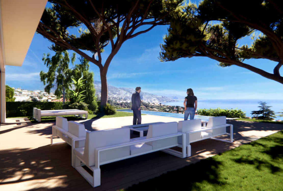 ROQUEBRUNE CAP MARTIN - STUPENDA VILLA CON PISCINA