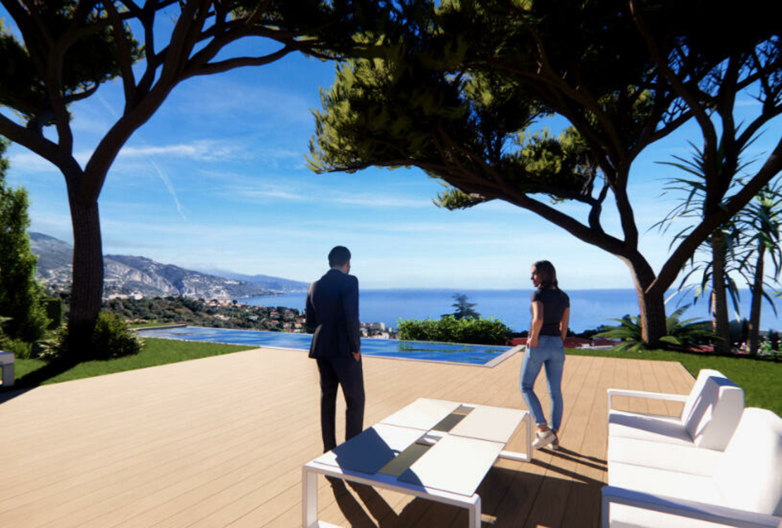 ROQUEBRUNE CAP MARTIN - STUPENDA VILLA CON PISCINA
