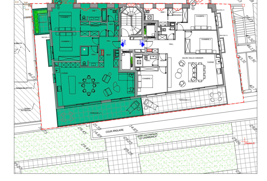 Villa Ariane – Nuovo appartamento di lusso con 2 camere da letto su Boulevard d'Italie