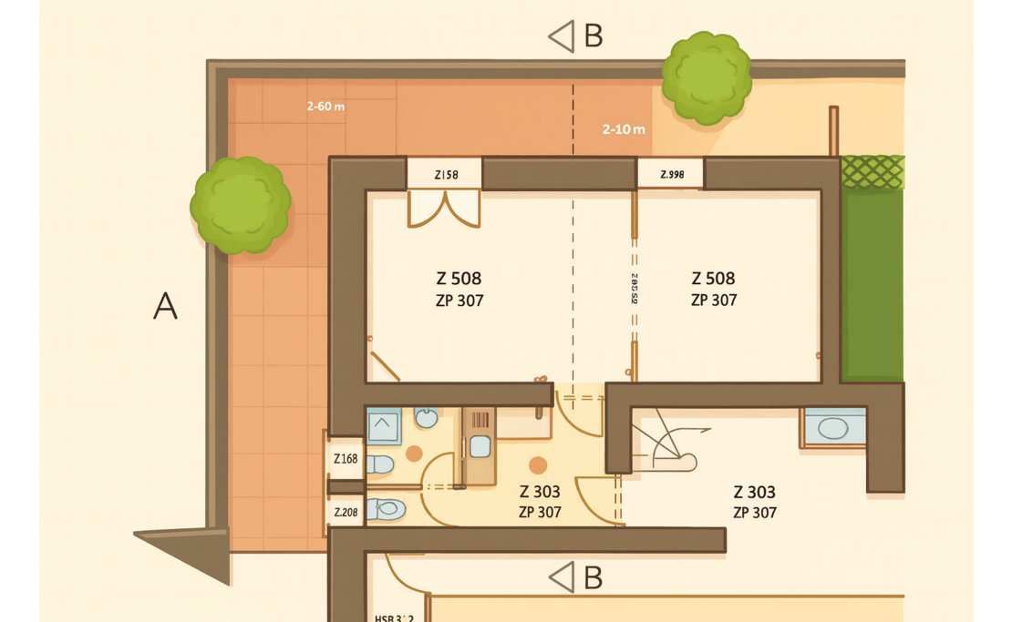 Monte-Carlo — Affascinante appartamento con 2 camere da letto e schiera