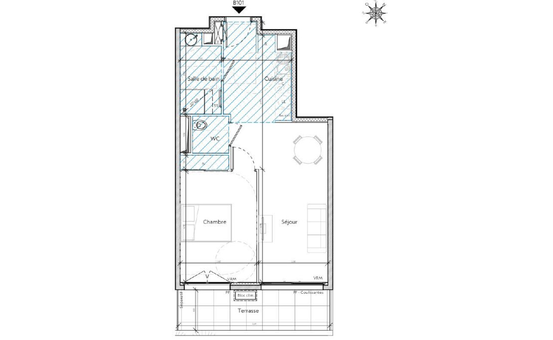 SAINT ROMAN | ROQUEBRUNE CAP MARTIN | 2 ROOMS