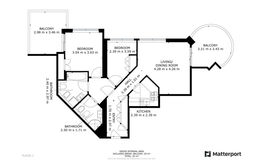LAROUSSE | PARC SAINT ROMAN | 3 ROOMS
