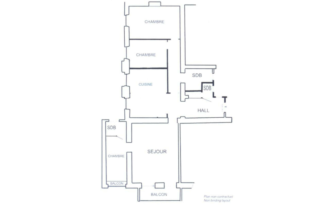 4-Zimmer-Wohnung mit Meer- und Stadtblick – Palais Saint James, Carré d'Or