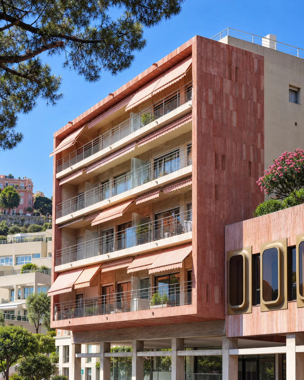 Facciata di Albatros, 9 boulevard Albert Ier, Monaco