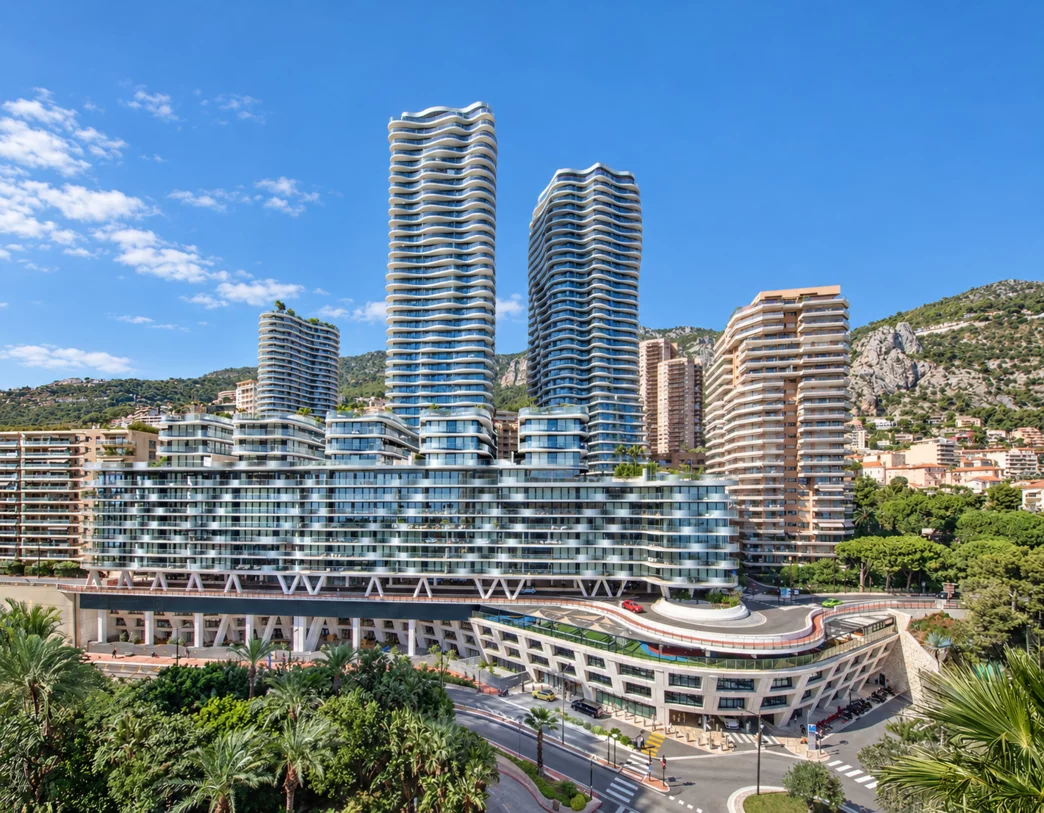 Фасад здания Bay House, 39–41 boulevard du Larvotto, Монако