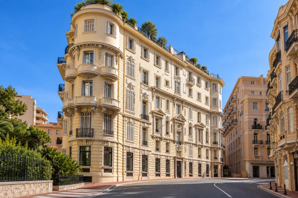 Façade de Castel Paradou, 26 boulevard d'Italie, Monaco
