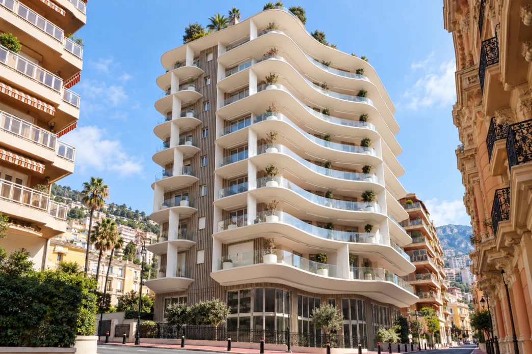 Façade de Le Lido, 1–3 rue des Lilas, Monaco