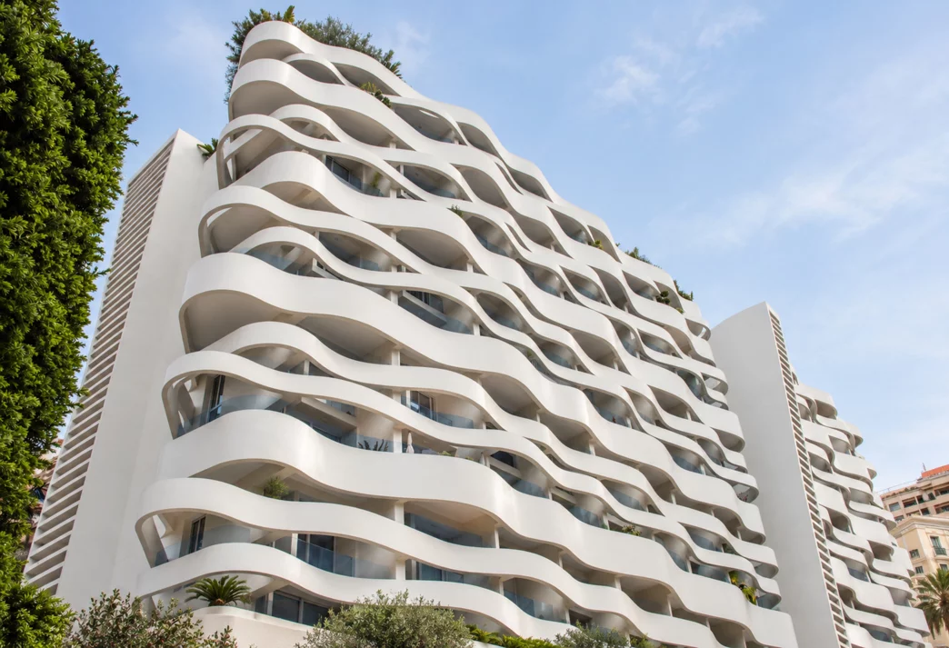 Façade de Le Stella, 14 rue Hubert Clerissi, Monaco