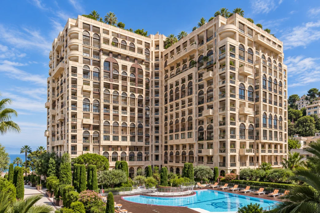 Façade de Palazzo Leonardo, 10 avenue des Ligures, Monaco