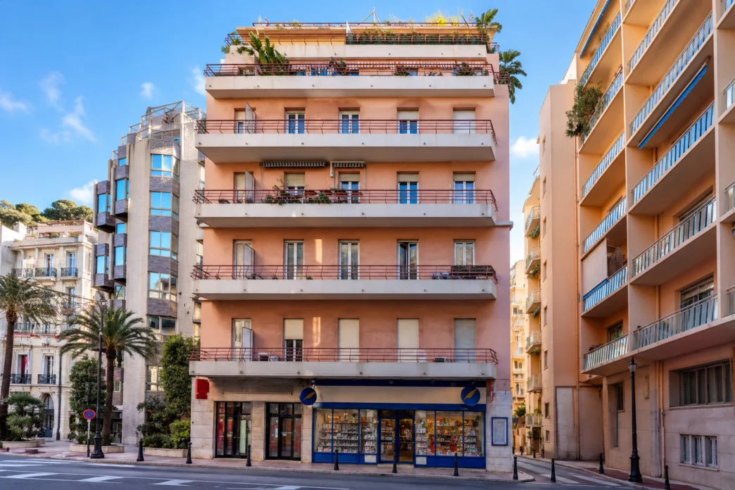 Façade de Richmond, 22 boulevard Princesse Charlotte, Monaco