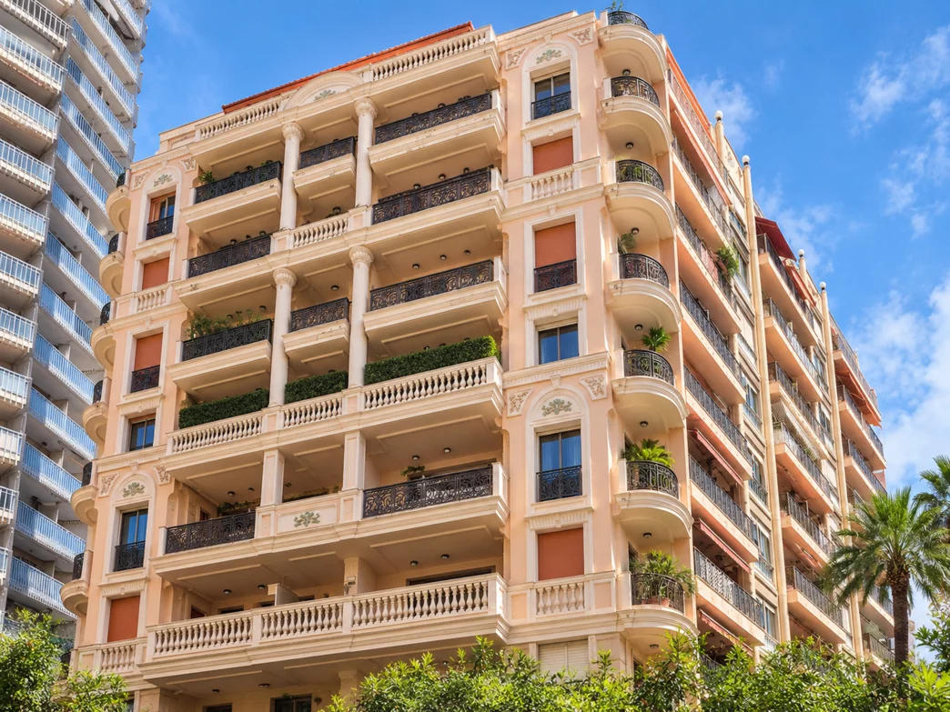 Façade de Victor Palace, 31 avenue de Grande-Bretagne, Monaco
