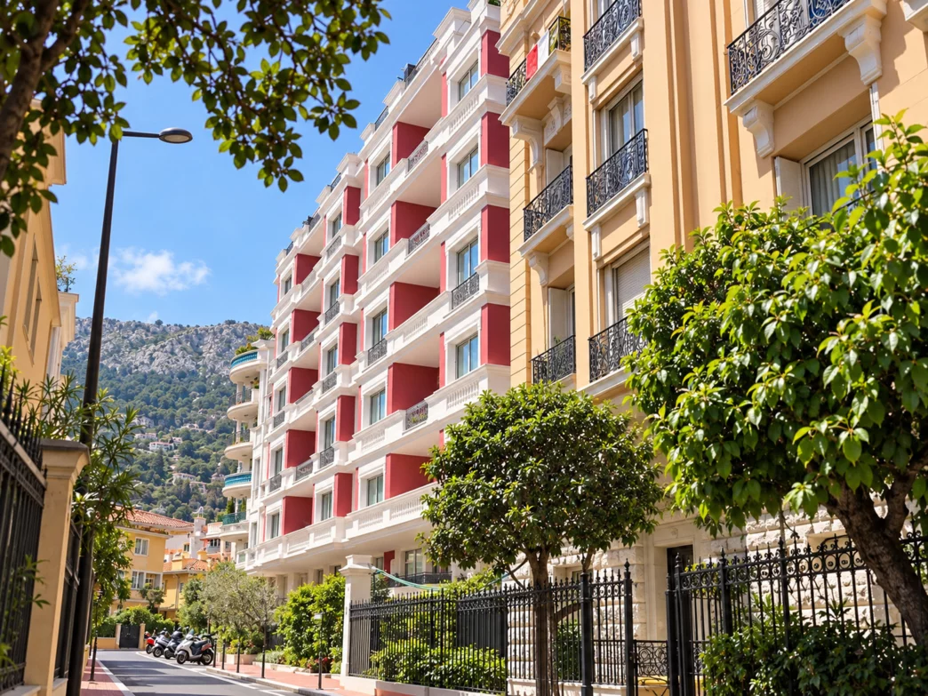 Façade de Villa Palazzino, 9–11 rue Bel Respiro, Monaco