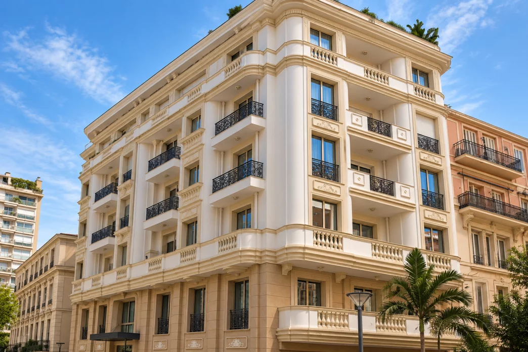 Façade de Villa Portofino, 2–4 rue Imberty, Monaco