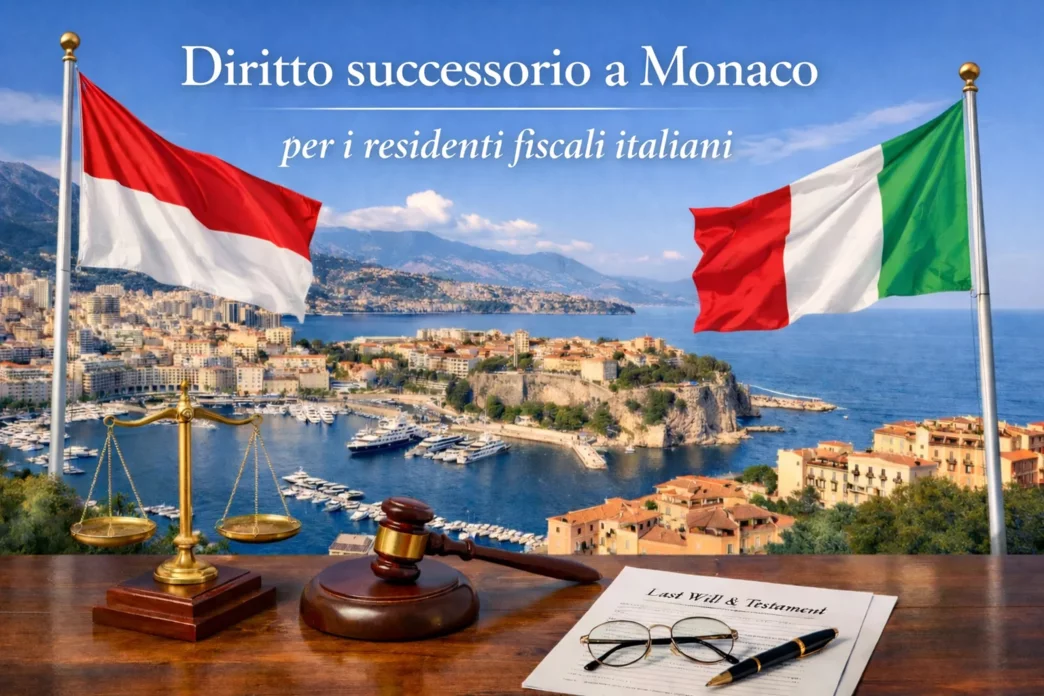 Illustrazione: Successione immobiliare a Monaco e residenza in Italia