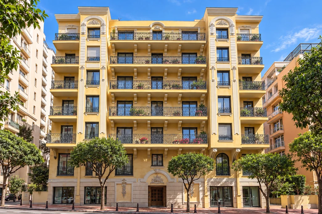 Facciata del Monator, 25 rue Grimaldi, Monaco